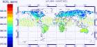 Worldwide CO2 measurements by GOSAT (over a period of three months)